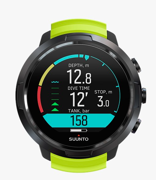 Suunto D5 Dive Computer (Lime, All Black or Copper)